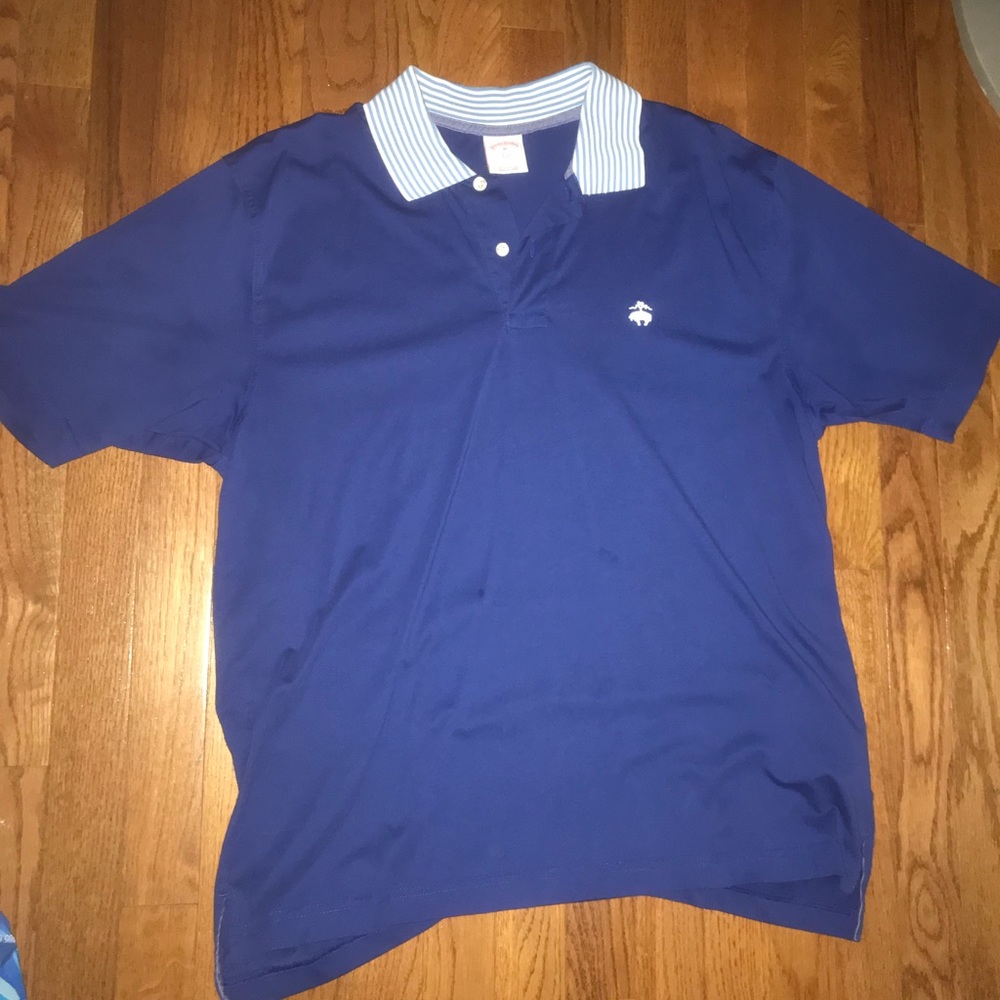 Brooks Brothers deer sucker polo